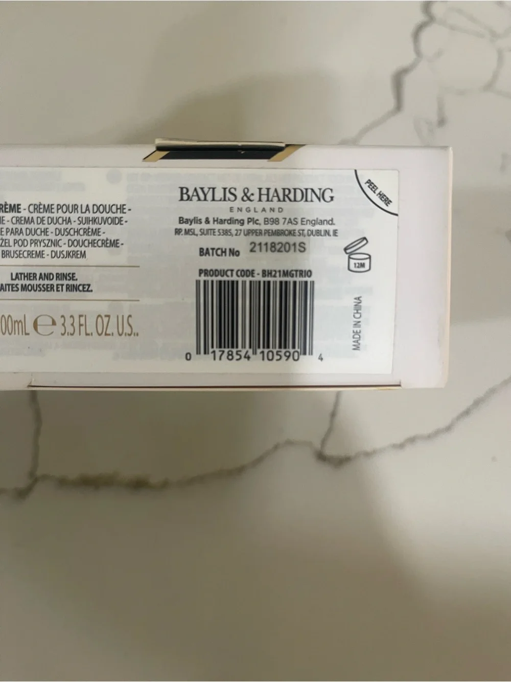 Baylis and Harding Mandarin & Grapefruit Bath & Body Gift Set - White/Green